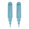 Pendientes de Pedrería de Nuevo Estilo Transfronterizos Europeos y Americanos 2026 con Colgantes Largos en Forma de Rama con Borlas, Pendientes Elegantes y Versátiles para Mujer