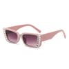 Nuevas gafas de sol de diamantes europeas y americanas para mujer, gafas de sol cuadradas pequeñas personalizadas para combinar con todo, gafas de sol de moda transfronteriza ins