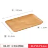 Prato de Melamina Utensílios para Fondue Estilo Japonês Bandeja com Imitação de Grão de Madeira Prato Retangular Prato para Legumes e Carne Imitação de Porcelana Prato para Churrasco