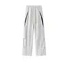Pantalones de chándal casuales de otoño, holgados, con caída, de cordón, para hombre y mujer, pantalones casuales de pierna recta, pantalones de calle modernos para hombre