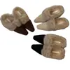 Sandalias elevadoras de altura interior 2026 otoño e invierno para exteriores puntera cuadrada sin cordones zapatillas peludas de punta cerrada