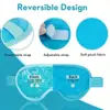 Máscara de Gel de Felpa de PVC Transfronteriza para Ojos Fría y Caliente Compresa de Hielo Enfriamiento Belleza Máscara para Ojos Sombreado Invierno Compresa Caliente Máscara para Ojos de Perlas de Hielo