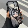 Adecuado para iPhone18Promax Inglés Mariposa Acrílico Mate Magnético Funda para Teléfono 16/15 Nicho Anti-Caída
