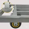 Camión plataforma de alta resistencia con barra de tiro, camión de carga comercial, carretilla de mano de tela de alta resistencia, carro de arrastre grande, carrito con poste de hierro