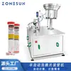 Máquina Semic Automática Selladora de Tubos para Tabletas Efervescentes Zonesun Máquina Selladora Tapadora de Cabeza Única para Tubos de Tabletas Efervescentes Sólidas