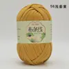 Hilo de Tela de Color Sólido de Alta Elasticidad para Tejer Pantuflas, Zapatos de Ganchillo, Bolsas DIY, Cojines de Cuna, Fabricante de Hilo para Sombreros