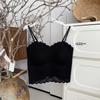 Lencero de encaje con diseño de ondas de agua, espalda descubierta, chaleco de belleza para mujer, moda elegante, ajustado, para llevar solo o debajo de la ropa, top de tubo, lencería para mujer