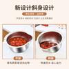 Acero Inoxidable 304 Grado Alimenticio Cocina Tazón para Lavar Arroz Lavabo para Lavar Verduras Escurridor de Frutas Colador de Arroz Perforado Fondo Inclinado Tazón Multiusos
