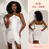 Moda Transfronteriza Europea y Americana Vestido Dinámico de Tirantes con Borlas Espalda Descubierta para Mujer Vestido de Fiesta Nocturna Múltiples Colores Disponibles 1235