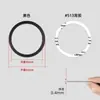 Anillo Magnético para Teléfono Móvil Ultra Delgado Magsafe Carga Inalámbrica Hoja Magnética Funda de Teléfono Circular Anillo de Atracción Magnética Metálico