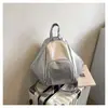 Mochila de Mujer 2025 Casual Color Puro Nueva Ligera Moda Nueva Multiusos Simple Gran Capacidad Hombro Único Cruzada