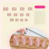 Unhas Vestíveis de Cor Pura Europeias e Americanas, Unhas Removíveis de Estilo Curto Simples, Manicure Feminina 24 Peças Unhas Postiças Prontas Atacado Transfronteiriço