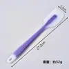 Espátula de Silicone Translúcida de Fábrica Espátula para Creme Pequena Espátula de Silicone Translúcida Ferramenta de Espátula de Silicone Doméstica