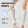 Mangas de Compresión Grises para Piernas Deporte Profesional Running Fitness Ciclismo Montañismo Senderismo Avión Tenis Calcetines Largos para Pantorrilla