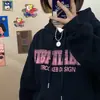 Sudadera Gruesa con Forro de Felpa para Mujer Petite para Otoño e Invierno 2026, Estilo Nuevo, Diseño Holgado, Chaqueta Oversize