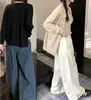 Cárdigan de punto 2023 Otoño Nuevo suelto adelgazante casual suave pegajoso abrigo de cárdigan de punto para mujer