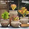 Vasos de Cerâmica Bruta Sem Esmalte para Flores Frescas com Características Zen Criativas, Novo Conjunto Respirável para Plantas Suculentas, Frete Grátis