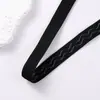 Banda Elástica de Silicona Antideslizante para Peluca 3cm Negra Engrosada Banda Elástica Adhesiva Onda Diadema Venta Directa de Fábrica