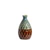 Jarrón de Cerámica Longli Botella Creativa Mini de Cerámica para Aromaterapia Decoración del Hogar Flores Hidropónicas Decorativas Maceta Pequeña Cerámica Cambiante en Horno