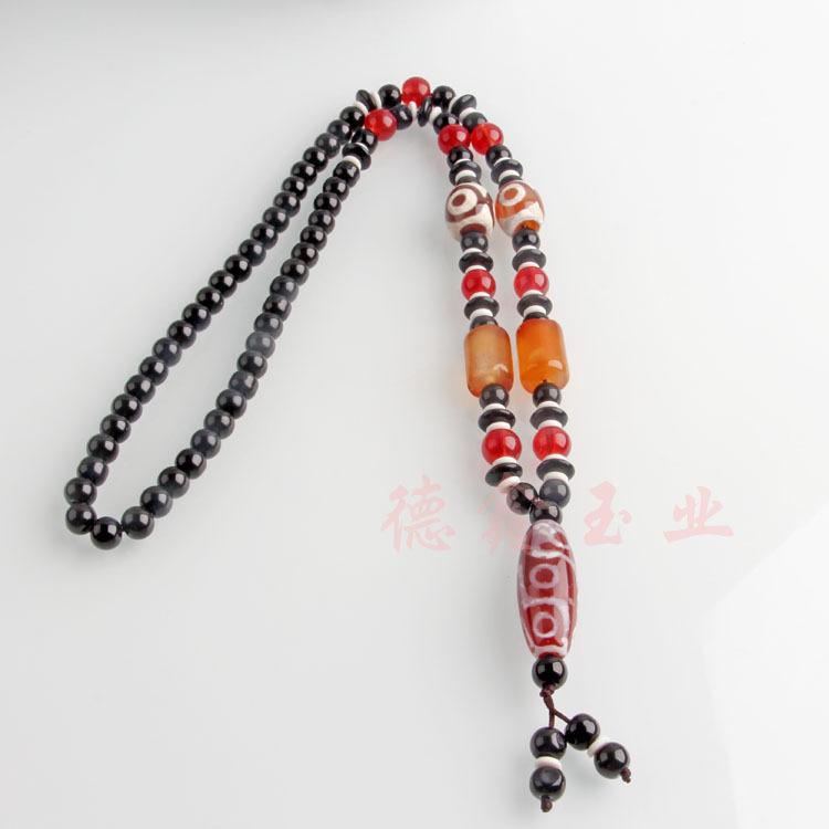 天珠项链加黑链 特价14