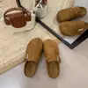 Sandalias cómodas tipo Birkenstock para mujer, nueva colección de otoño, suela gruesa, ideales para ir al trabajo, pantuflas de punta cerrada