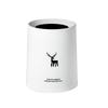 Cubo de Basura Personalizable Doble Capa Estilo Europeo Hogar Sala de Estar Cocina Oficina Cesto de Papel Fabricante Venta al por Mayor Cubo de Basura Redondo