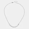 Joyería Moda Transfronteriza Europea y Americana Cadena de Avión en Forma de V Simple Collar Colgante de una Sola Capa Gargantilla Collar Corto para Mujer