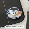 Pegatina para refrigerador con simulación de comida en estéreo 3D, distintiva, creativa, bonita, de alto valor de color, de resina magnética, decoración.