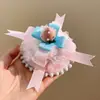 Presente de aniversário infantil: Faixa de cabelo de bolo de morango, faixa de cabelo de desenho animado fofa para meninas, faixa de cabelo de bebê, não aperta a cabeça, acessório de cabelo para menininha
