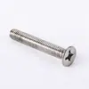 Tornillos de Acero Inoxidable 304 de Cabeza Avellanada Cruzada Tornillos y Pernos de Cabeza Plana Gb819 Accesorios de Ferretería al por Mayor M3M4M5
