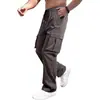 AliExpress comercio exterior primavera y otoño estilo americano moderno ropa de trabajo multibolsillos pierna recta pantalones largos para hombre holgados versátiles largos en stock