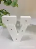 Luz de Letra Combinada de Madera Lámpara Decorativa LED Adorno de Decoración para el Hogar Luz