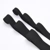 Cinta de poliéster blanca y negra cinturón elástico de alta densidad fitness soporte de cintura cinta cinturón para pantalones accesorios de ropa suministro directo de fábrica