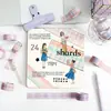 Série Época Xadrez Papel Washi + PET Material Duplo Fita Adesiva Aderente Caixa Conjunto de Fitas Adesivas Decorativas para Diário Planejador Transfronteiriço Caixa