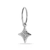 Nuevo Diseño de Nicho de Henson Jewelry Aro para Oreja Sin Costura de 0.8 mm de Diámetro Colgante de Cruz Joyería para Piercing