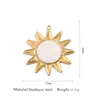 Joias Transfronteiriças Mais Vendidas Colar com Pingente de Sol Acessórios Aço Inoxidável Feito à Mão DIY Pulseira Colar Brinco Acessórios para Mulheres