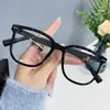 Armazón de Gafas sin Graduación Anti Luz Azul para Miopía, Aspecto Natural, Efecto Adelgazante, Versátil para Hombres y Mujeres, Gafas para Estudiantes, Gafas de Prescripción