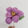 Ramo de Tulipanes DIY Hecho a Mano Regalo para Novia, Hilo Tejido a Mano Flores Artificiales Venta al por Mayor Ramo Artificial
