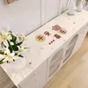 Tapete para Mesa de Aparador, No Lavable, Impermeable, Resistente al Aceite, Lujo Ligero, Sensación de Alta Gama, Gabinete de Zapatos, Tapete para Gabinete de TV, Tapete Anti-Suciedad para Mesa de Mesita de Noche