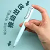 Bolígrafo Automático Tipo Prensa de Postura Nueva Normalidad para Estudiantes Práctica de Escritura con Cartucho de Tinta Intercambiable Pluma de Prensa para Práctica de Caligrafía