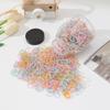 Gomas para el Cabello Desechables para Niños, Suaves con el Cabello, Buena Elasticidad, Gomas para Cabello de Bebé, Diademas, Gomas Elásticas para Mujer, Accesorios para el Cabello, Cuidado del Cabello