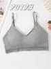 Sutiã Esportivo Sling Hot Sale Transfronteiriço Confortável Amigável à Pele Fitness Corrida Versátil Alça de Ombro Ajustável Sutiã Inner Witch para Mulheres
