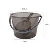 Cubo de Plástico Transparente Hogar Portátil Cubo Grande con Tapa Estudiante Cubo Grueso Palangana Agua traje