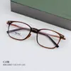 BR10007 Serie coreana网红 con montura ovalada espejo plano delgado retro artístico con gafas para miopía al por mayor