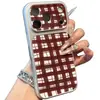 Funda de Teléfono Cuadros Americanos para iPhone 16 Pro Max Apple 17 Funda de Teléfono Galvanizada Cambio Instantáneo Protección de Carcasa Blanda