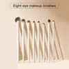 Conjunto de Pincéis de Sombra Cangzhou Yuncai Pincel Lâmina para Delineador Pincel para Sombra de Nariz Maquiagem para Olhos Seda Blush Iniciante Detalhe Ferramenta