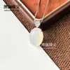 Venta al por mayor del fabricante: Colgante Redondo Cabujón de Calcedonia Verde Hielo de Alta Calidad Incrustado Plateado en Plata 925, Elegante Collar con Gema en Forma de Huevo