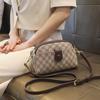 Verão 2026 Nova Moda Estampa Retrô Bolsa Quadrada Pequena Bolsa Concha Feminina Porta-Moedas Celular da Mamãe Bolsa de Ombro Único Transversal