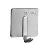 Gancho Engrosado Sin Perforaciones Acero Inoxidable Fuerte Sin Marcas Gancho Simple Cocina Baño Puerta Trasera Gancho Impermeable