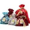 Bolsa de dulces para boda, bolsa de dulces de mano para boda, venta al por mayor, caja de regalo de terciopelo para dulces de boda, bolsa de dulces para regalo de compromiso